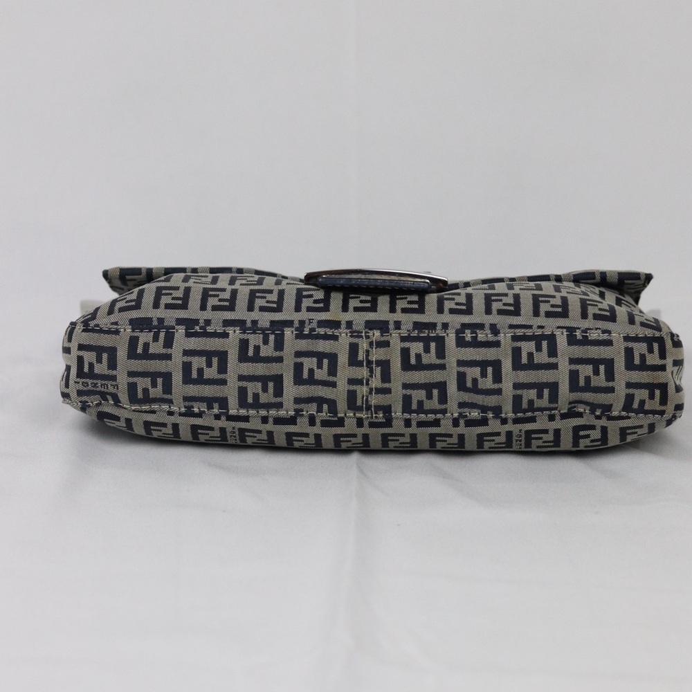 FENDI‎ ZUCCHINO BAGUETTE NAVY VINTAGE - Picture 10 of 11